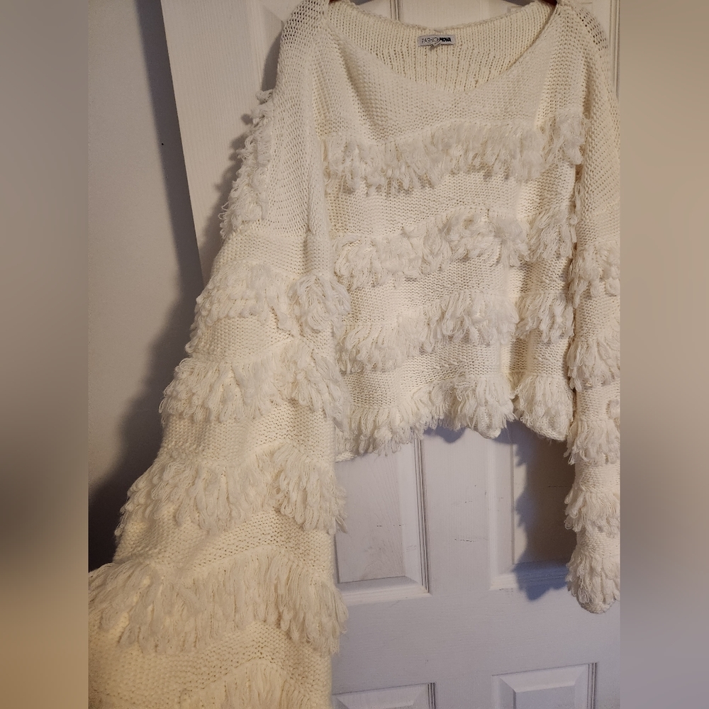Cropped sweater Fashion Nova